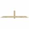 Ekena Millwork Eugene Rough Sawn Timber Gable Bracket, Douglas Fir, 108"W x 27"H x 4"D x 6"F, 6/12 Pitch GBW108X27X0406EUG00RDF - alternate 1